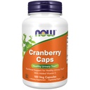 NOW Foods Supplements, Cranberry Caps with Added Vitamin C, Healthy Urinary Tract*, 100 Veg Capsules