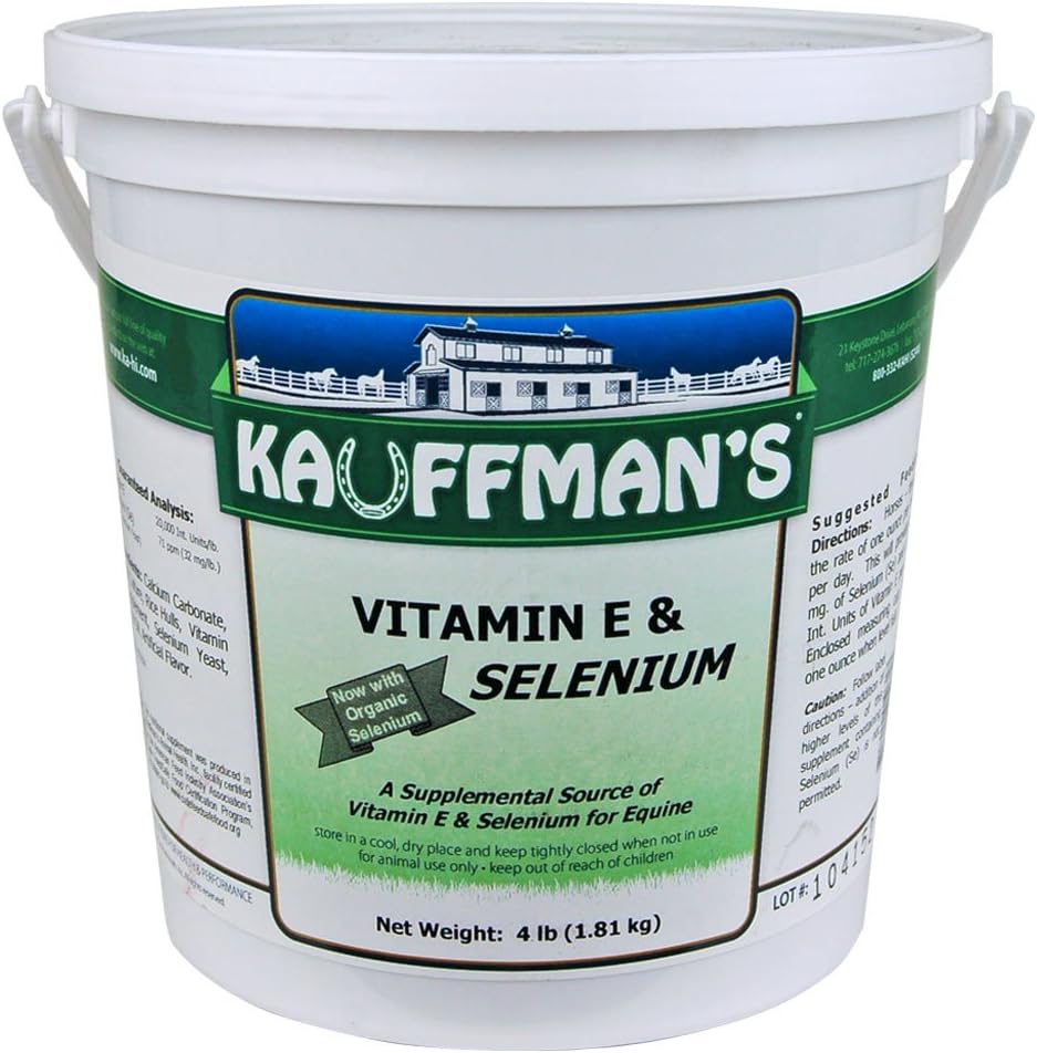 Kauffmanovy živočišné produkty Vitamin E & Selen Powder 4 lb