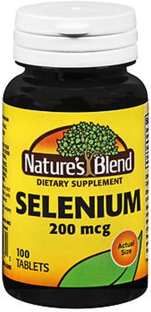 Mélange naturel Sélénium 200 mcg 100 Comprimés