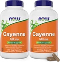 Bây giờ Cayenne (Capsitum enum) 500 mg, 360 Veg Capsules (Pack of 2)