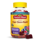 Nature Made Hair Skin and Nails with Biotin 2500 mcg, dieta osagarria Ile osasuntsurako, Azala eta Nails euskarria, 90 Gummies, 45 eguneko hornidura