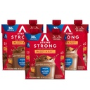 Atkins Strong High Protein Shake, Chocolate Peanut Butter Smaak, 30g Proteïne, Low Carb en Low Sugar Shake, Keto Vriendelijke, Glutenvrij, Spier en Gut Health Ondersteuning Complex, 12 Tellen