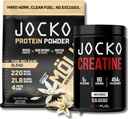 Jocko Fuel Bundle - Vanilla Mölk Protein Powder + Creatine Monohydrate Powder for Men & Women - Bundle for Atheltic Performance, Recovery & Muscle Growth