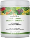 Thuốc kháng oxy hóa chất Veda Super Greens Antioxidant Dr.Suter Powder với điện phân cho năng lượng, Immunity - Các loại thực phẩm siêu hữu cơ như chlorophyll, Beet, Moringa, chlorella, Spirulina, Turmeric - 11oz