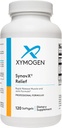 XYMOGEN SynovX Relief - Joint Support Supplement with Boswellia Serrata Extract + Turmeeric - Lihas- ja nivellisät - Vegan, Gluteenittomat ja ei-muuntogeeniset (120 Softgels)