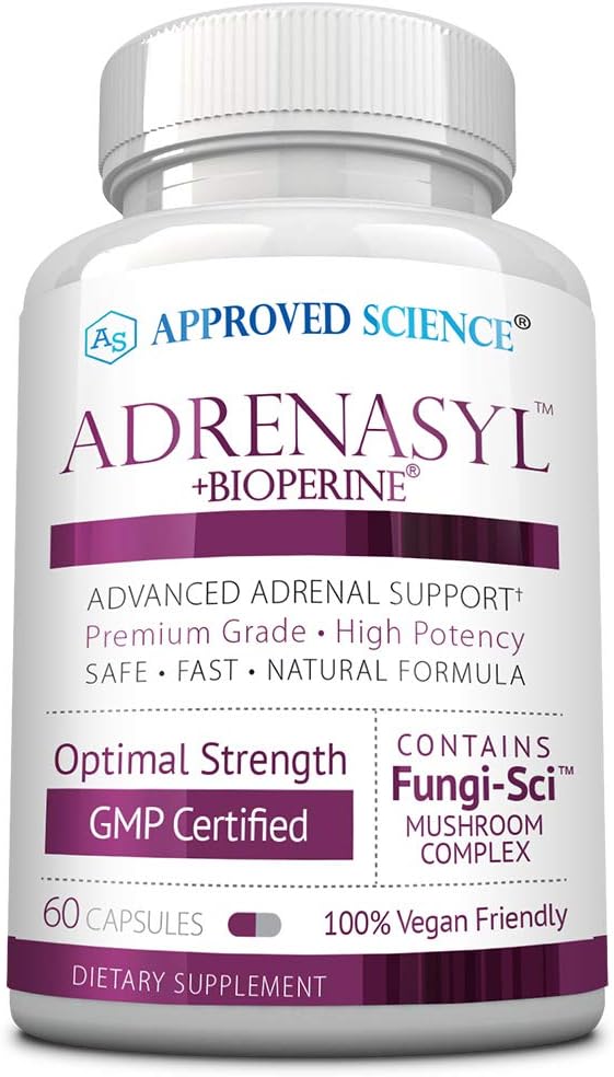 Aprobado Science Adrenasyl-Adrenal Gland Support - 60 Count - Pack de 1