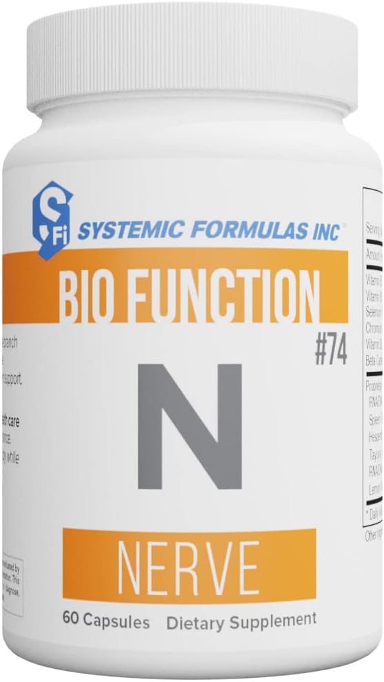 Systeeminen Formula Nerve - 60 kapselia Bio Function #74. Hermoston tuki täydentää.