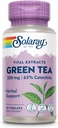 SOLARAY Green Tea Extract 250 mg - Decafeïnated Green Tea Extract Capsules - EGCG supplementen - Gegarandeerd om 63% Catechins - Vegan, 60-dagen garantie, 30 porties, 30 VegCaps te bevatten
