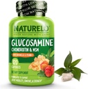 NATURELO Glucosamine Chondroitin MSM με Boswellia και βιταμίνη C - Συμπλήρωμα για κοινή άνεση, κινητικότητα και δύναμη - 120 κάψουλες