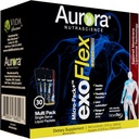 Aurora Nutrascience Micro-Pack Liposomal exoFlex+ con vitamina C, soporta flexibilidade e función conxuntas, Membrana de casca de ovo de BiovaFlex, Curcumin & Boswellia, Strwaberry Flavor, 30 Packets Single-Serve