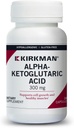 Kirkman - Alpha-Ketoglutaric Acid 300 mg - 100 kapslar - stöder metabolism - hjälper till att upprätthålla starka ben - Hypoallergenic