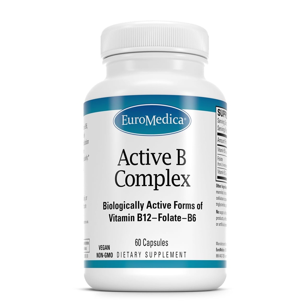 EuroMedica Active Bio-B Caps, 60 Count
