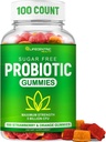 Probiotici Gummies per adulti e bambini Max Strength 5 miliardi di CFU | Zucchero biologico Gummies gratis per la salute digestiva | 100 Conte Vegan Gluten Probiotici Gratui per Uomini Donne e Bambini
