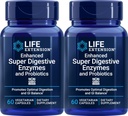 Life Extension Javított Super Digestive Enzimek és probiotikumok, 60 Vegetáriánus kapszula (2-es csomag)