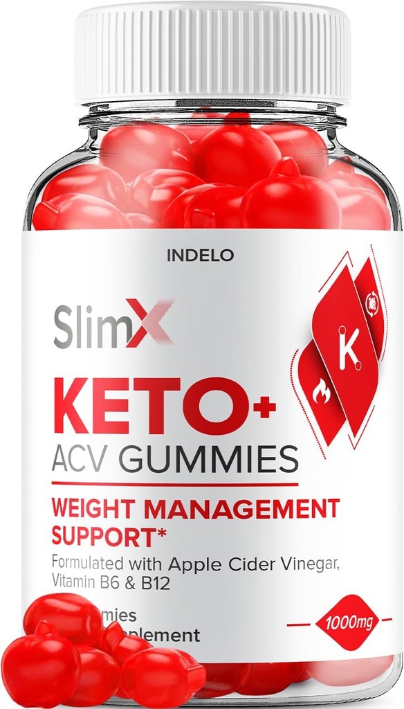 SlimX Keto ACV Gummies - Advanced Formula Slim X Keto Plus ACV Gummies Apple Cider Vinegar SlimX ACV Gummies Хранителни добавки Отзиви Мъже Жени (60 Gummies)