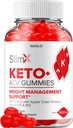 SlimX Keto ACV Gummies - Avansert formel Slim X Keto Plus ACV Gummies Apple Cider Vinegar SlimX ACV Gummies Diett Supplement Anmeldelser Kvinner (60 Gummies)