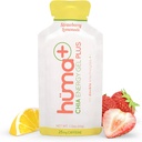Huma Plus (Double Electrolytes) - Chia Energy Gel, Strawberry Lemonade, 24 Gels, 25mg Kofeín - Žalúdok priateľsky, Real Food Energy Gels