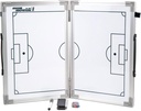 Futbol-berrikuntzak Taktika Magnetikoa Coaching Board, Erabat Portable Dry Erase White Board for Soccer Coaches of All Levels azterketa taktikoa egiteko.