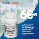 Major Oy Ostres Shell Calci amb D3 500 mg / 5 mcg (200 IU) - Calci suplementari - 60 tetes