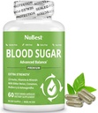 Blood Sugar - Advanced Formula with Bitter Melon, Ashwagandha, Cinnamon, Chromium, Magnesium, Vitamins, Alpha Lipoic Acid, Cayenne Pepper & More | 60 Capsules | 1 Month Supply