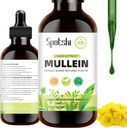 Mullein Drops for Lungs - Lung Detox для респіраторної системи, Природний сон Aid & Immune підтримки, Настоянка Drops Non-GMO, Вегетаріанський 1 місяць постачання