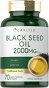 Carlyle Black Seed Oil Softgel Capsules | 2000mg | 70 Pills | для женщин и мужчин | Non-GMO, Gluten Free Herbal Supplement