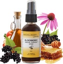 Mickelberry Gardens Plūškoka medus Propolis Throat Spray - Dabīgs Imūnsupport un Throat Coat bērniem un pieaugušajiem (2 Ounces)