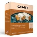 GO4IT Health Meal Replacement Bar, HIGH Protein Nutrition Bar, HIGH Fiber, LOW Calories, KETO friendly, On- the- go, Weight Loss Food Bar, 7 / Box - (Wanilia karmel Crunch)