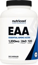 Nutricost EA Capsules 1200 mg, 240 Capsules - Escular Acids, 120 Servings - Non-GMO, Gluten Free & Vegan