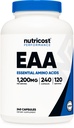 Nutricost EAA Capsules 1200mg, 240 Capsules - Essential Amino Acids, 120 Servings - Non-GMO, Gluten Free & Vegan