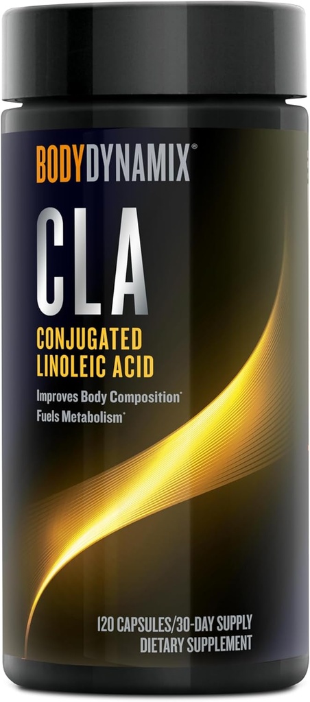BodyDynamix CLA, Conjugated Linoleic Acid, 연료 에너지 및 지방 대사, 신체 구성 개선, 120 조사