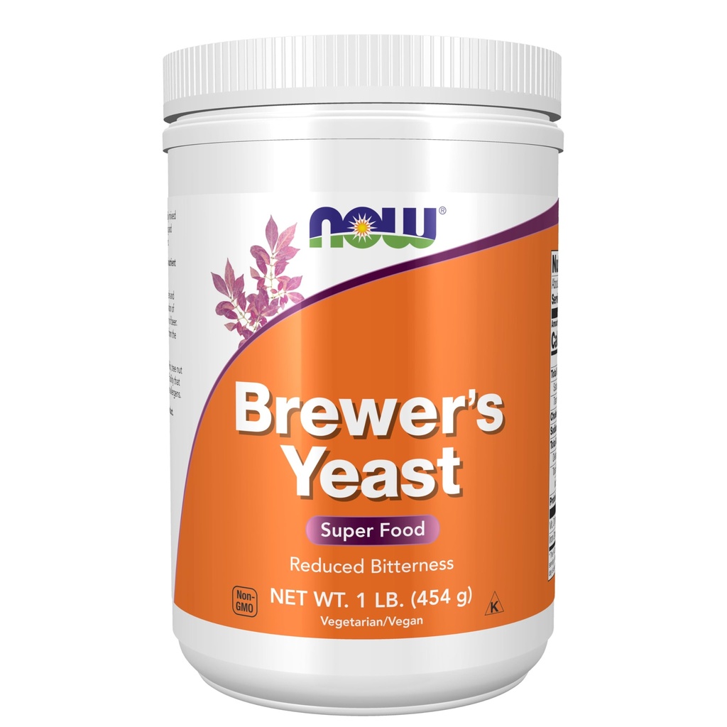 Now Foods Brewer's Yeast Reduced Bitterness - 454 g