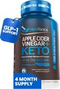 Herbtonics Apple Cider Vinegar med Keto BHB Salts - GLP-1 Support Supplement för Metabolism och Appetite Control, 240 kapslar.