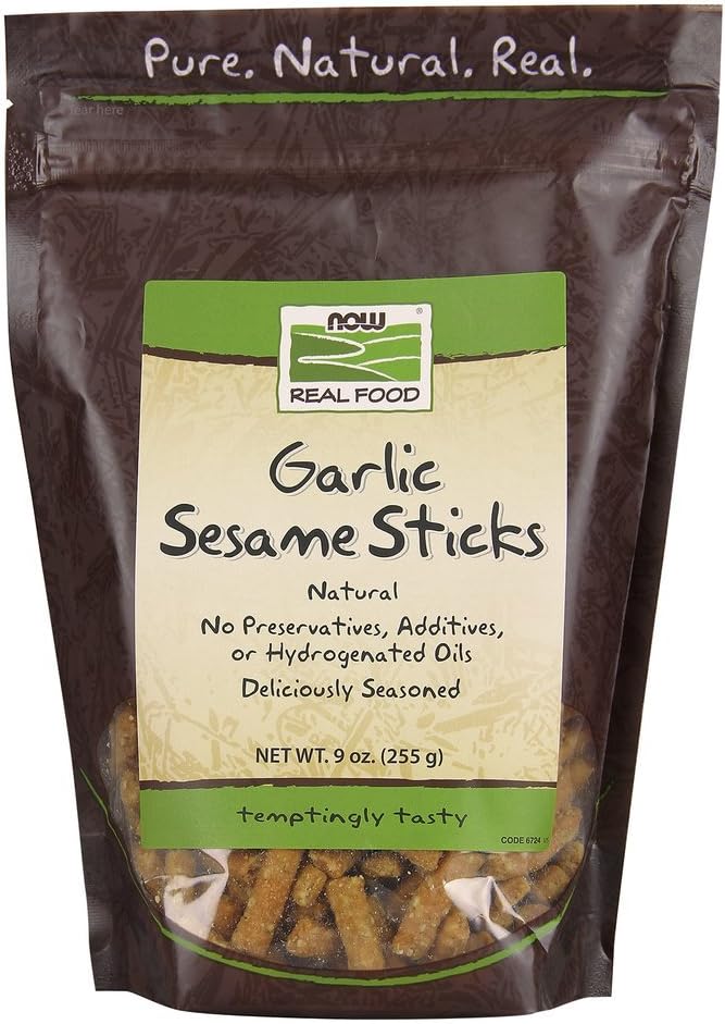 Nu livsmedel Garlic Sesame Sticks, 9 oz Bag