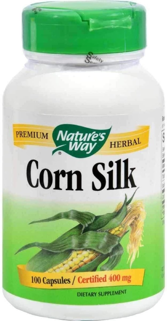 Nature's Way Corn Silk 1200 mg per Service, 100 Capsules, Pack of 6