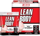 Labrada Lean Body MRP All-In-One Strawberry Meal Replacement Shake, 40g Protein, Whey Blend, 8g Veselīgi tauki EFA's & Fiber, 22 Vitamīni un minerālvielas, Nav mākslīgas krāsas, bez lipekļa, (20 Packets)