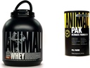 Animal Whey Isolate Protein Powder, Caricato per Post Workout e Recovery & Pak - Conveniente All-in-One Vitamin & Supplement Pack