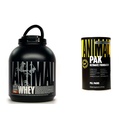 Animal Whey Isolate Protein Powder, Loaded for Post Workout and Recovery & Pak - Convenient All-in-One Vitamin & Supplement Pack