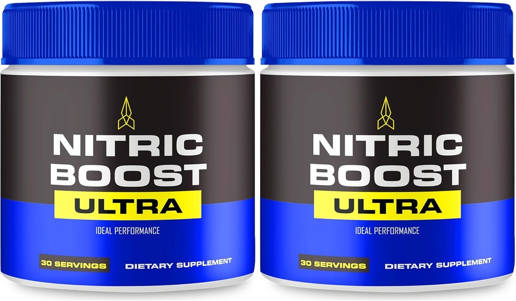 Nitric Boost Ultra Powder, NitriBoost Oficiální vzorec pro podporu energetické hladiny a krevní tok - Maximální síla, Nitric Booster Ultra BCAA, NitriBoost Ultra Powder Support Recenze (2 Pack)