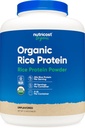 Nutricost Organic Rice Protein Powder (5 LB) - Glutenfri, GMO-fri (fra brun ris)