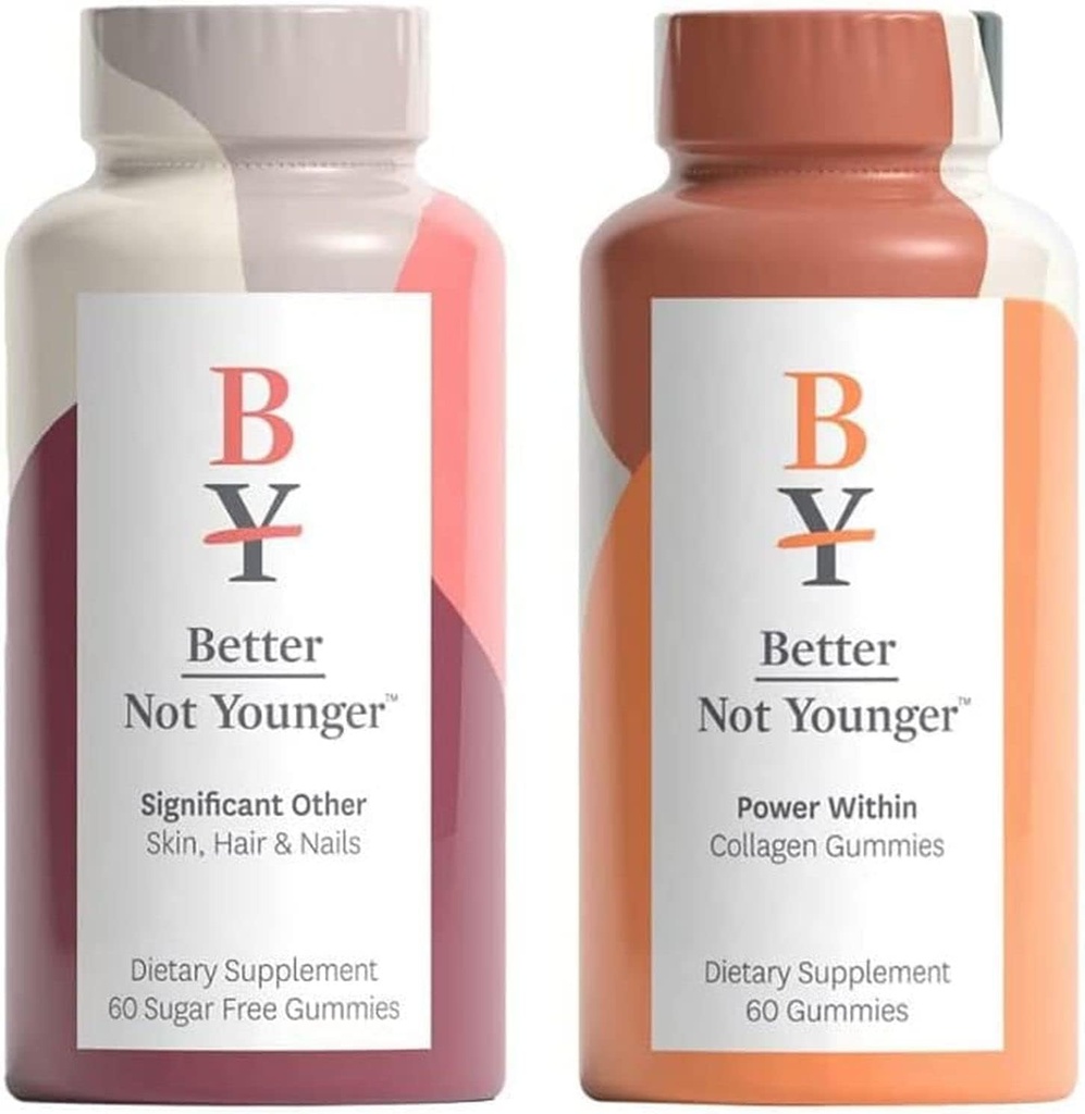 Daha İyi Skin & Scalp Collagen Diyetary Supplement ve Önemli Diğer Saç, Skin, & Nails Diyet Supplement Sche, Gluten-Free Chewable Gummies