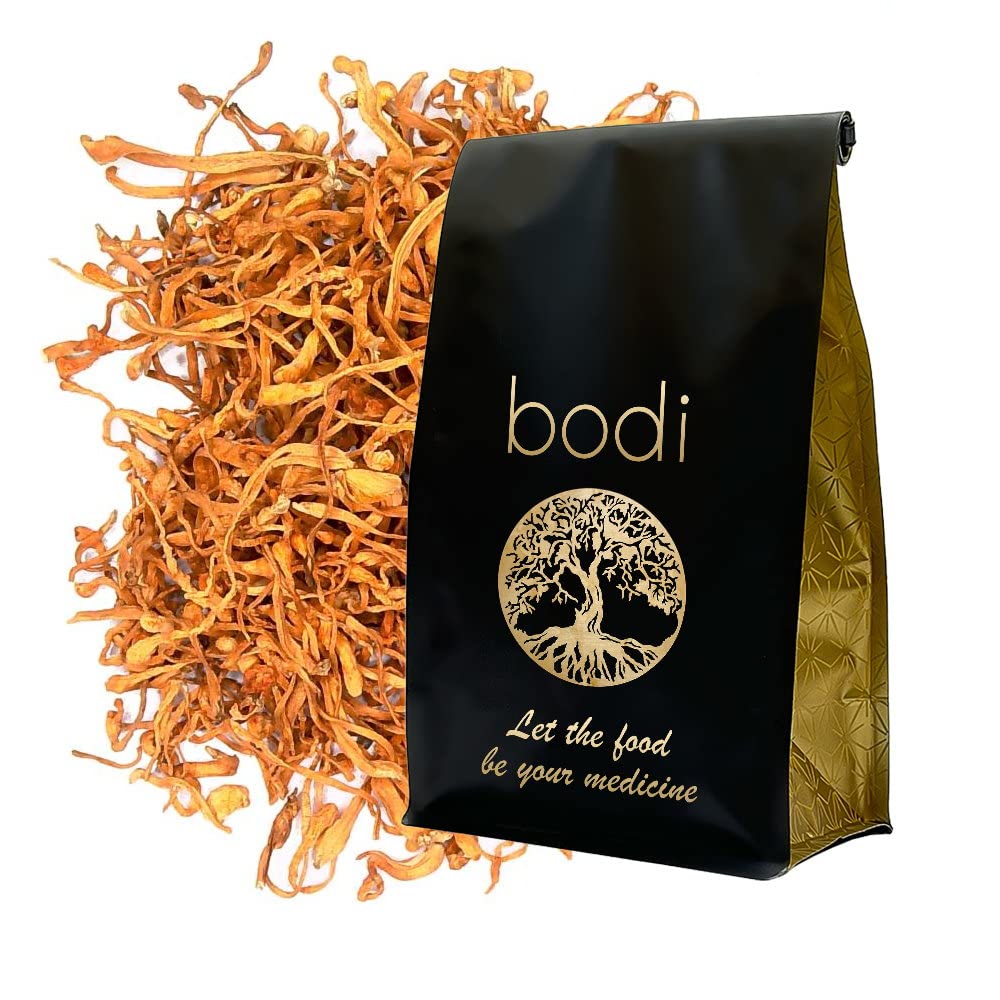 bodi : Cordyceps Mushroom Whole Dried | 4oz to 5lb | 100% Pure Natural Hand Crafted (4 oz)
