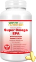 SHIFAA NUTRITION Halal Fish Oil Softgels 120 Ct, Double Strength - Halal Omega 3 Fish Oil Supplements. Wild Caught, Non-GMO & Purified