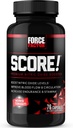 Force Factor SCORE! Nitrikoxidesupplement voor mannen met geile geitenkruid, L-Citrulline, Ashwagandha, Black Maca & Tribulus, Ignite Drive & Energy, Endurance verhogen, voor mannelijke vitaliteit, 76 capsules