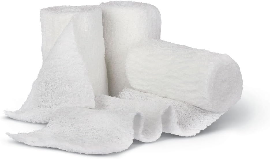 Medline Bulkee Lite Non-Sterile Conforming Bandage, 2) x 3.5 yds., Ideal for Wound Care, Pack of 96