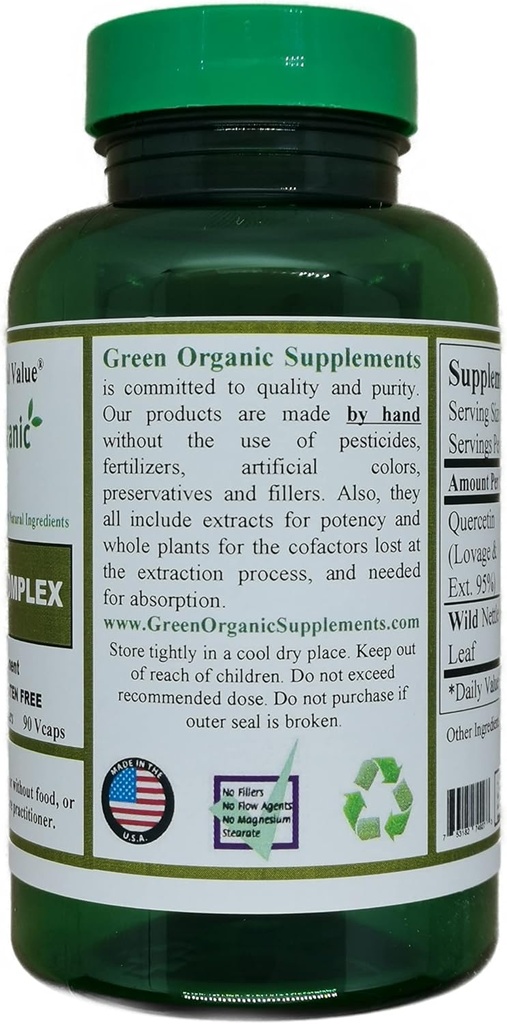 Green Organic Supplements PMS, Mood Enhancer, Hormonas, Hot Flashes (Pack of 1)