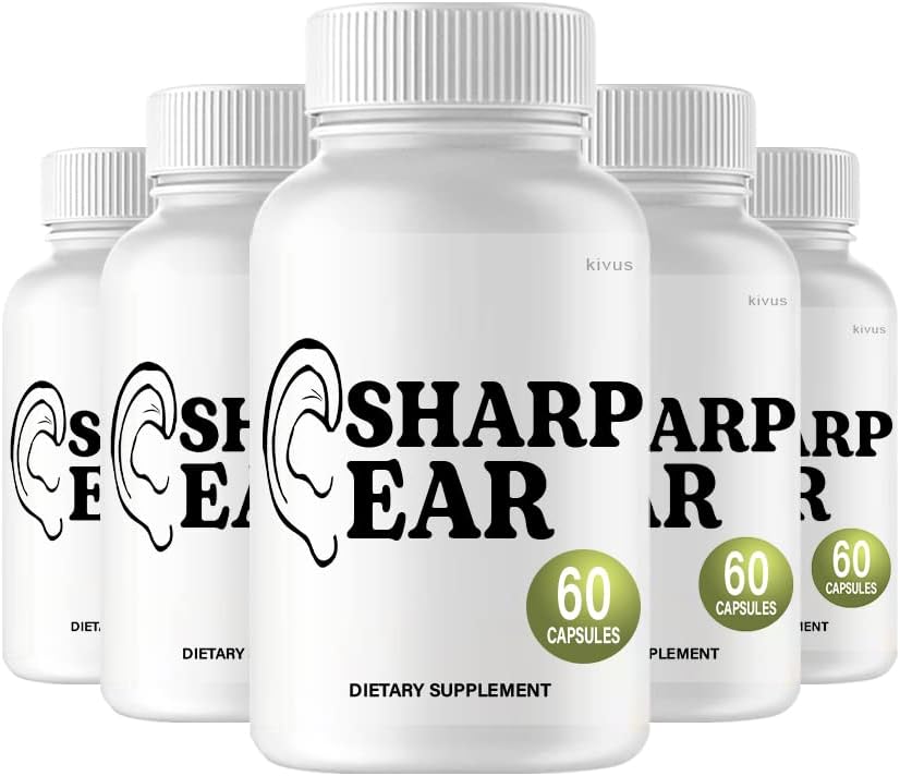 5 пакетов Sharp Ear - Sharp Ear Advanced Tinnitus Support Supplement (300 капсул)