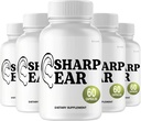 (5 Pack) Sharp Ear - Sharp Ear Advanced Tinnitus Support Supplement (300 Cápsulas)