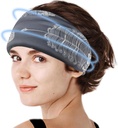 Crimmy Migraine Headache Relief Cap, Cooling Gel Headband Neck Chack Hat Mask, Soothing Ice Pack Head Cold Compress for Tension Stress & Hangover