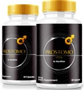 (2 Pack) Prostomo Capsules - Fórmula Oficial de Apoyo Prostate Heath, All Natural Supplement to Regain Control " Achieve Total Wellness, Premium Pros Tomo Pills Review (120 Capsules)